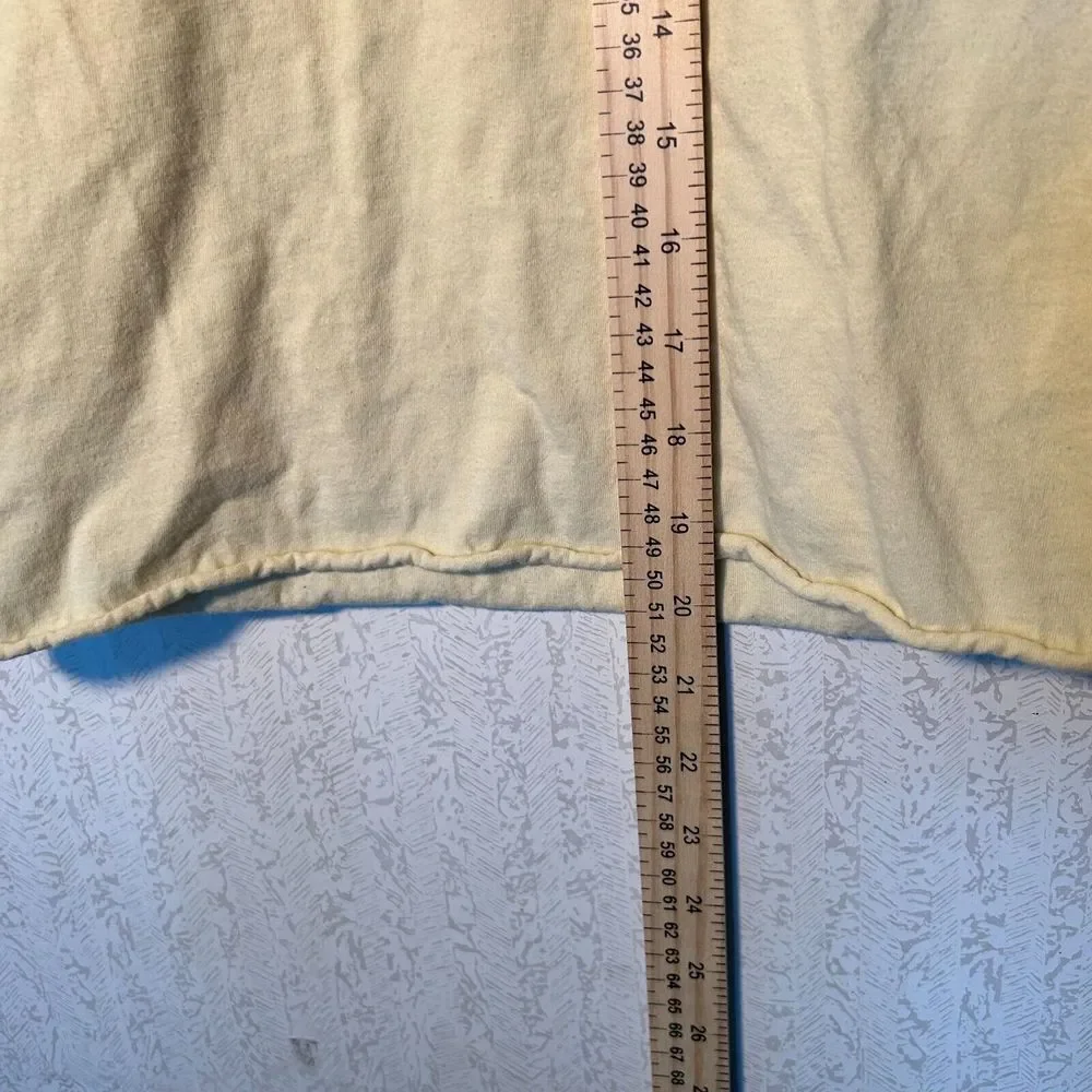 Hakuna Matata Girl's T-Shirt Yellow Cotton 2-Sided Rolled Hem Disney Size Small - Picture 7 of 8